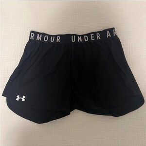women’s black under armour shorts